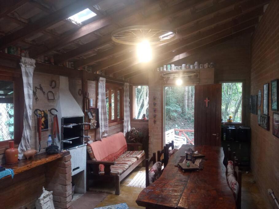 Casa Aconchegante Na Serra. Santo Antonio do Pinhal Luaran gambar